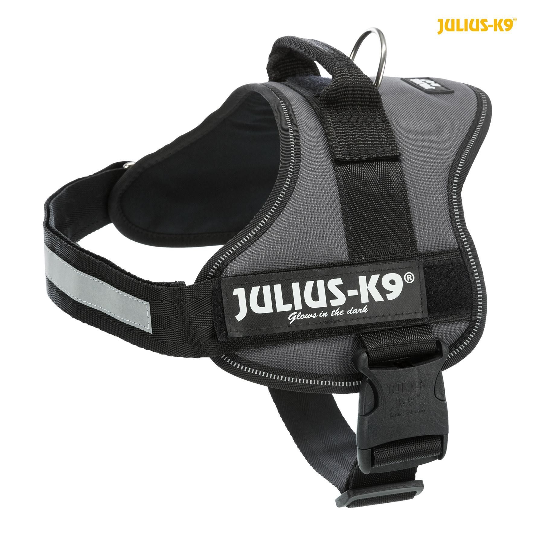 Julius K9 Harnais Power 1-L 66-85cm H50mm Anthracite