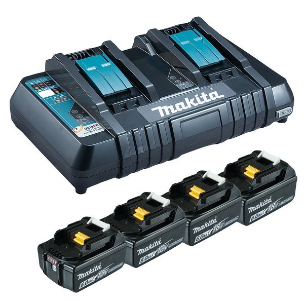 Makita 199485 6 batterie Li Ion 18V pack débutant 4x 6 0Ah