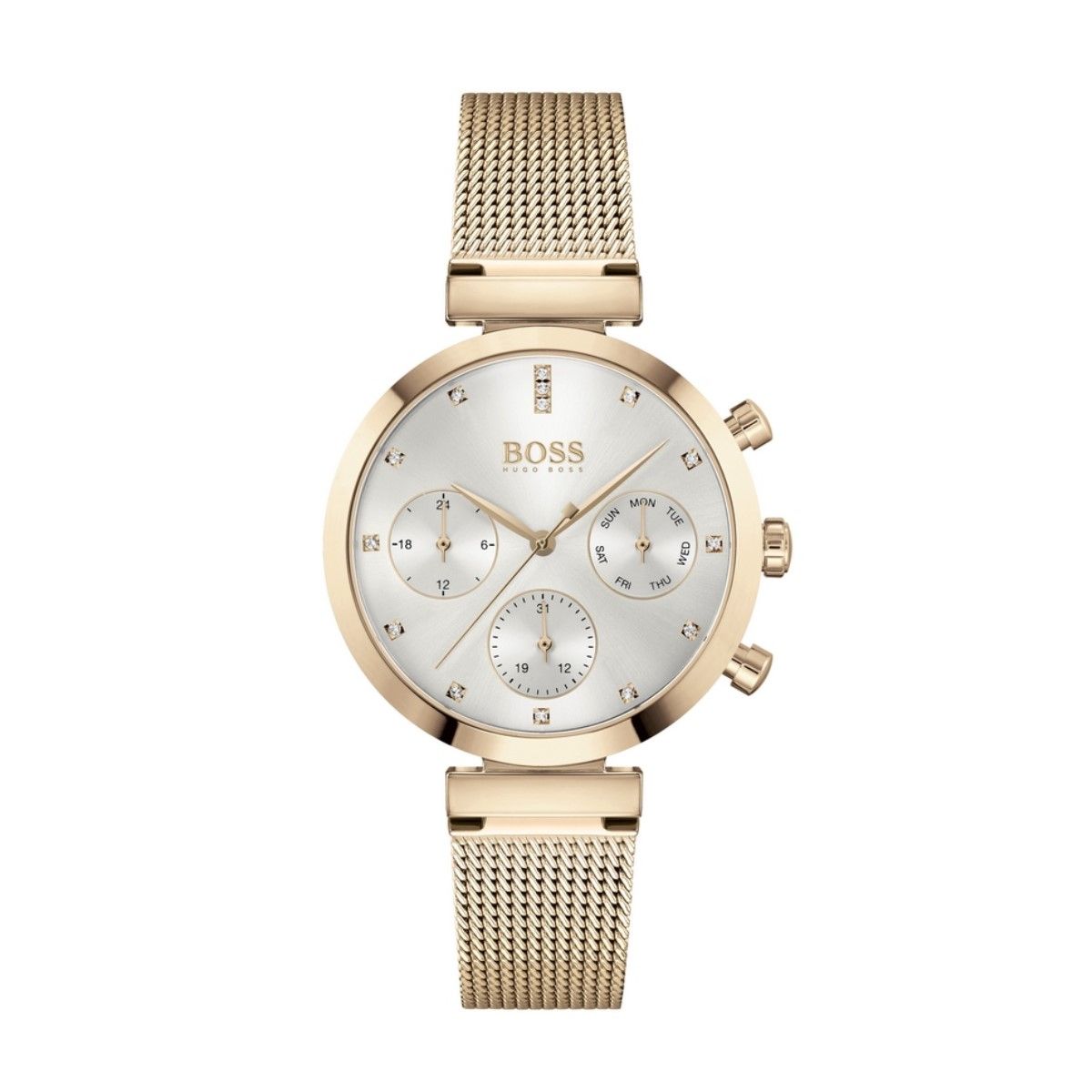 Hugo Boss Montre Ip Rosé Cadrans Femmes Flawless 1502553
