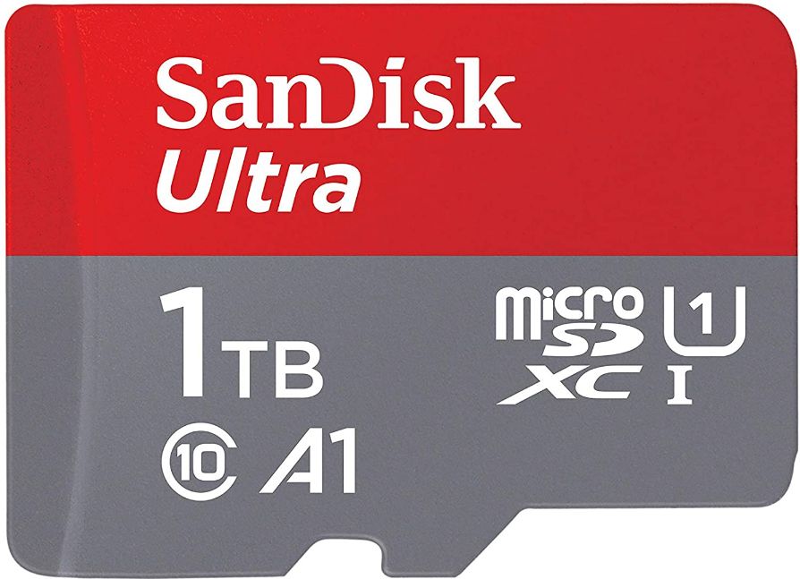 SanDisk Carte Mémoire microSDXC Ultra + Adaptateur SD. Vitesse de Lecture Allant jusqu'à 120MB/ Classe 10 U1 homologuée A1