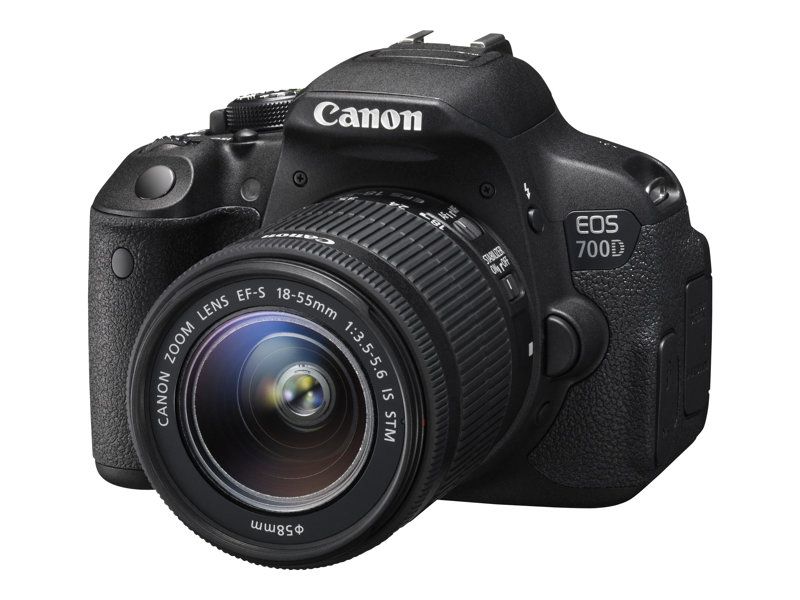 Canon EOS Appareil photo numérique Reflex 18.0 MP APS C / 30 pi/ 3x zoom optique objectif EF 18 55 mm DC III