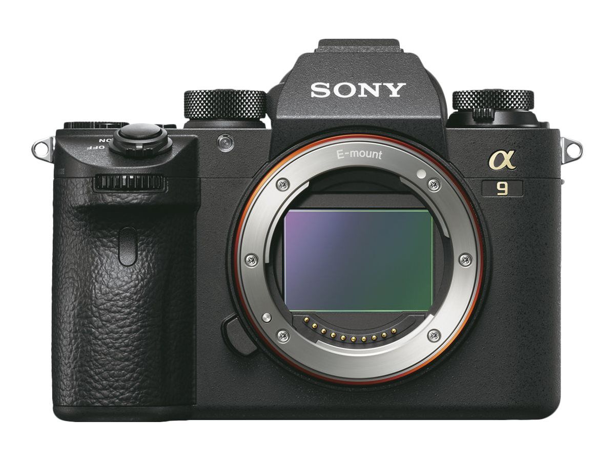 Sony a9 ILCE-9 - Appareil photo numérique - sans miroir - 24.2 MP - Cadre plein - 4K / 30 pi/s - corps uniquement - Wi-Fi, NFC, Bluetooth - noir