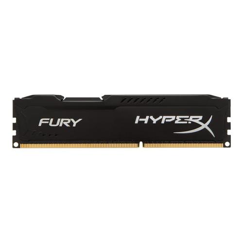 Hyperx Fury - Ddr3 - Module - 8 Go - Dimm 240 Broches - 1600 Mhz / Pc3-12800 - Cl10 - 1.5 V - Mã©Moire Sans Tampon - Non Ecc - Noir