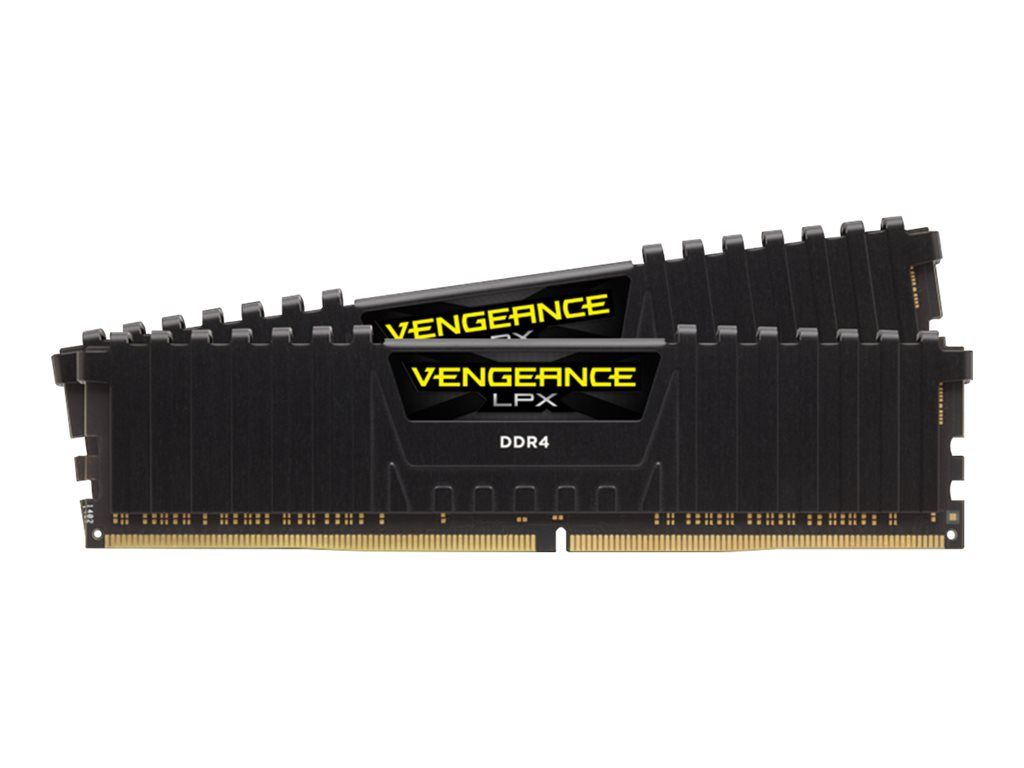 CORSAIR Barrette mémoire 8Go DIMM DDR4 Vengeance LPX PC4 19200 2400 Mhz Neuf - vue 6