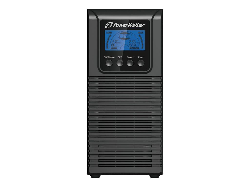 PowerWalker VFI 1000 TGS - Onduleur - CA 176 - 300 V - 900 Watt - 1000 VA - pas de batterie - RS-232, USB - connecteurs de sortie : 3