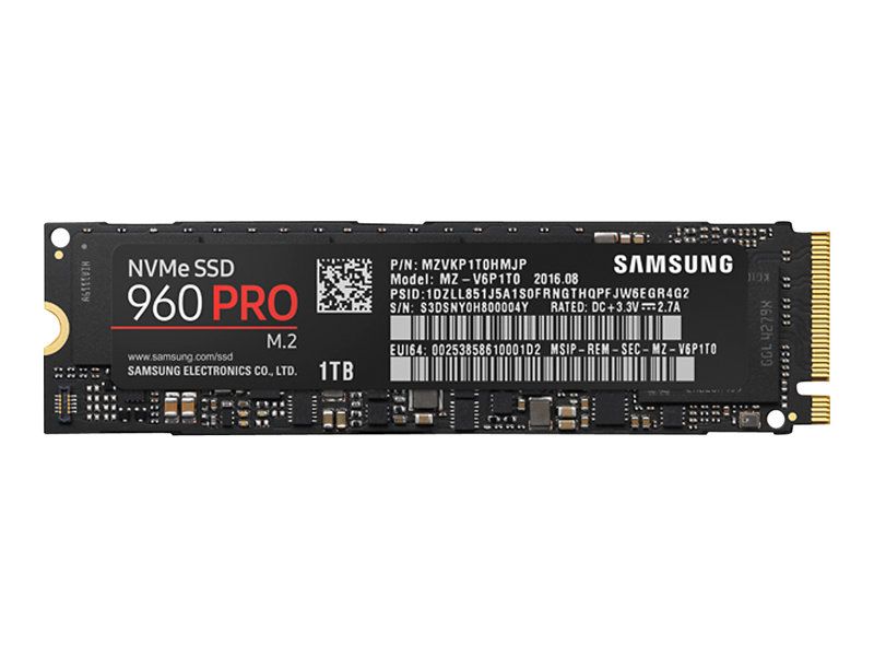 Samsung 960 PRO MZ V6P1T0BW SSD chiffré interne .2 2280 PCIe 3.0 x4 NVMe AES 256 bits TCG Opal Encryption