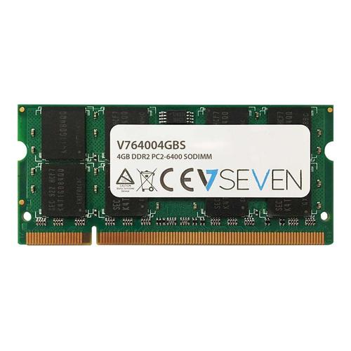 V7 - Ddr2 - Module - 4 Go - So Dimm 200 Broches - 800 Mhz / Pc2-6400 - Mã©Moire Sans Tampon - Non Ecc