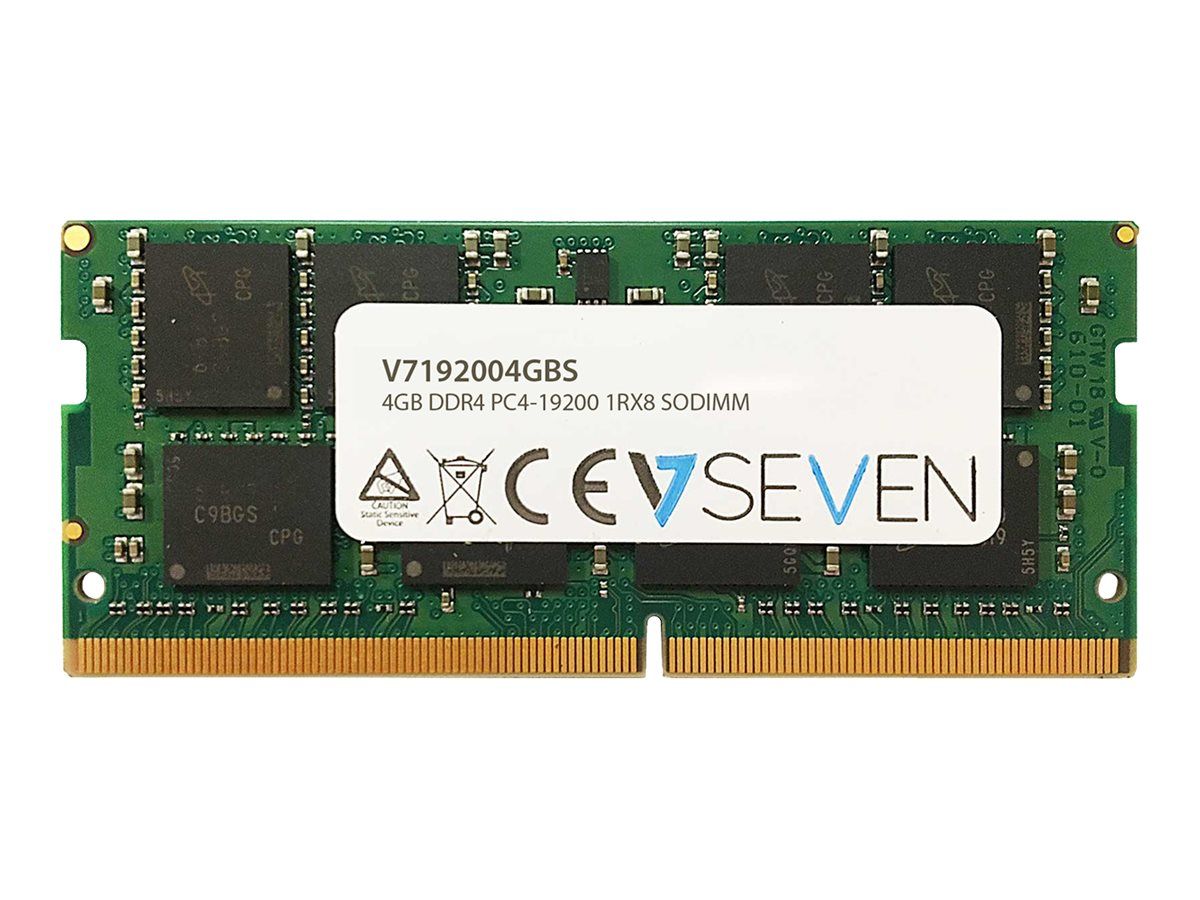 V7 4GB DDR4 PC4 19200 2400MHz SO DIMM Module de mémoire V7192004GBS Neuf - vue 2