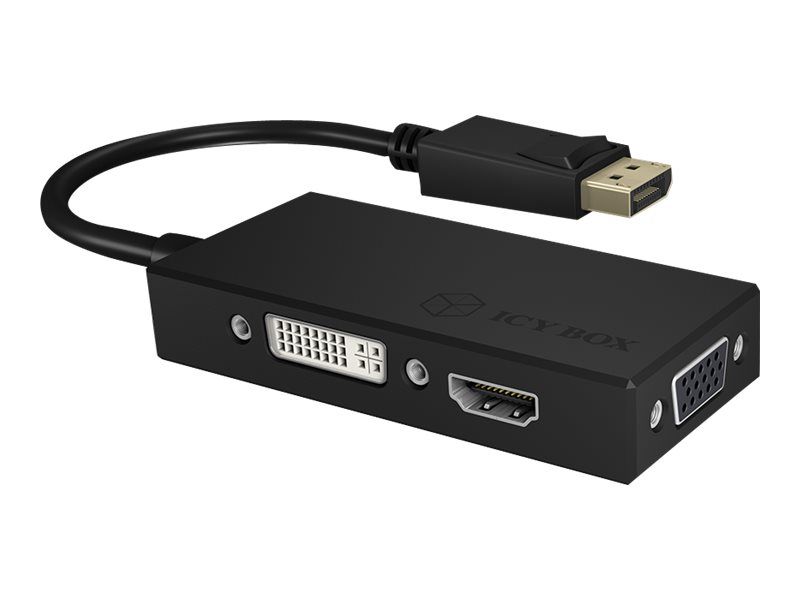ICY BOX IB AC1031 Convertisseur vidéo DisplayPort DVI HDMI VGA