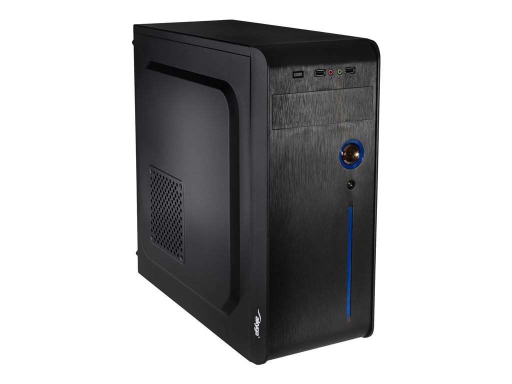 Akyga AK939BL Tour ATX pas d'alimentation ATX avec inserts bleus USBAudio