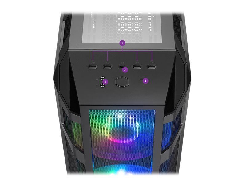 Cooler Master MasterCase H500M Midi Tower Neuf - vue 4