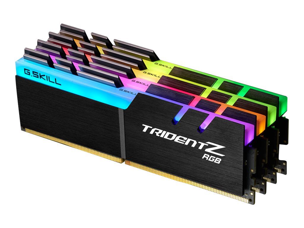 G.Skill TridentZ RGB Series AMD Edition DDR4 kit : 4 x 8 Go DIMM 288 broches 3200 MHz / PC4 25600 CL16 1.35 V mémoire sans tampon non ECC