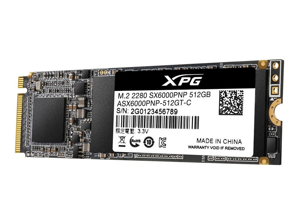 ADATA XPG SX6000 Pro SSD interne .2 2280 PCIe 3.0 x4 NVMe - vue 2