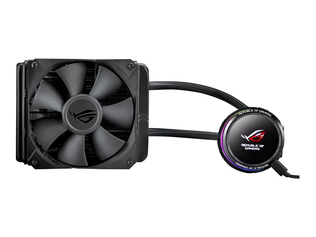 ASUS ROG Ryuo 120 - Système de refroidissement liquide de processeur - (pour : LGA1156, LGA1366, LGA1155, LGA2011, LGA1150, LGA2011-3, LGA1151, AM4, LGA2066, TR4, LGA1200) - aluminium avec embase...