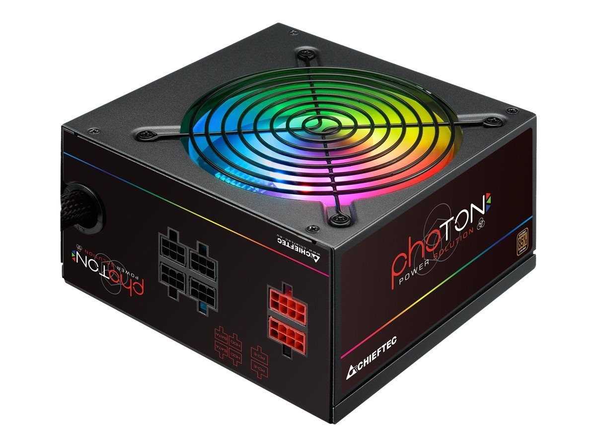 CHIEFTEC Photon RGB ATX 12V 85 proc Active PFC 120mm silent RGB fan Neuf - vue 3