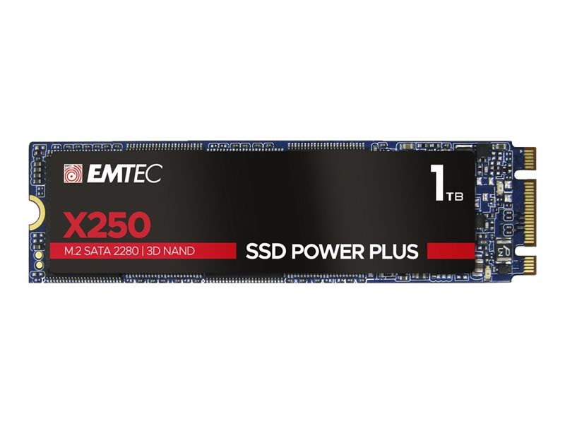 EMTEC SSD Power Plus X250 - SSD - 1 To - interne - M.2 2280 - SATA 6Gb/s