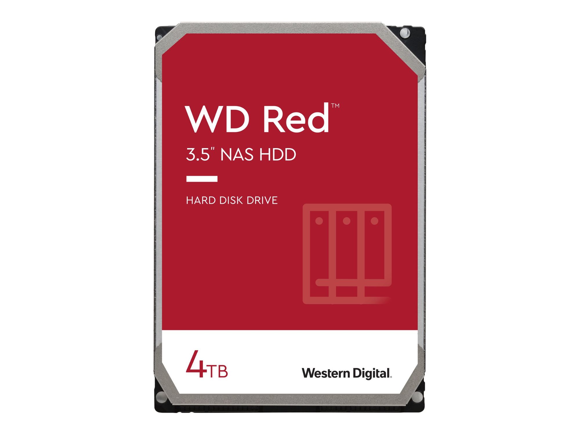 WD Red WD40EFAX - Disque dur - 4 To - interne - 3.5 - SATA 6Gb/s - 5400 tours/min - mémoire tampon : 256 Mo