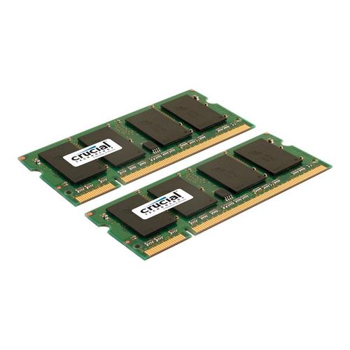 Barrette Mémoire Crucial Ddr2 2X2Gb 800
