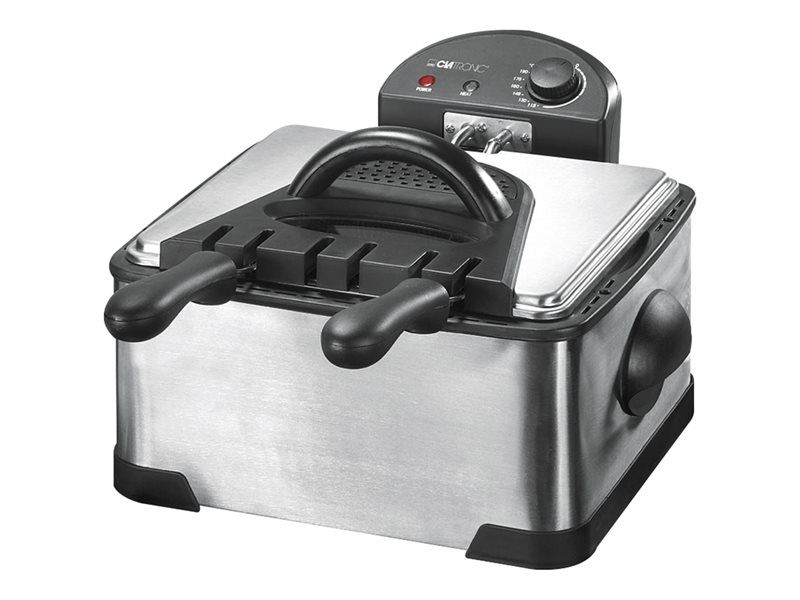 Double friteuse inox Clatronic FR 3195