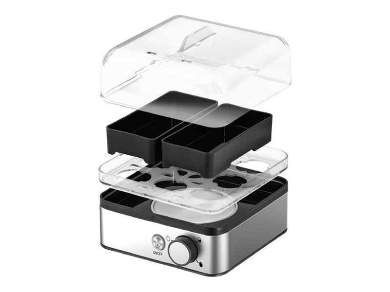 CASO Design E9 Cuiseur à Oeufs 400 Watt acier inoxydable