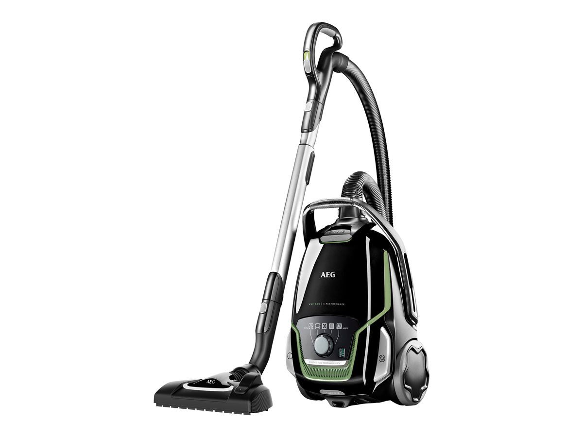 AEG VX9-2-ÖKO - Aspirateur - traineau - sac - noir ébénier/vert