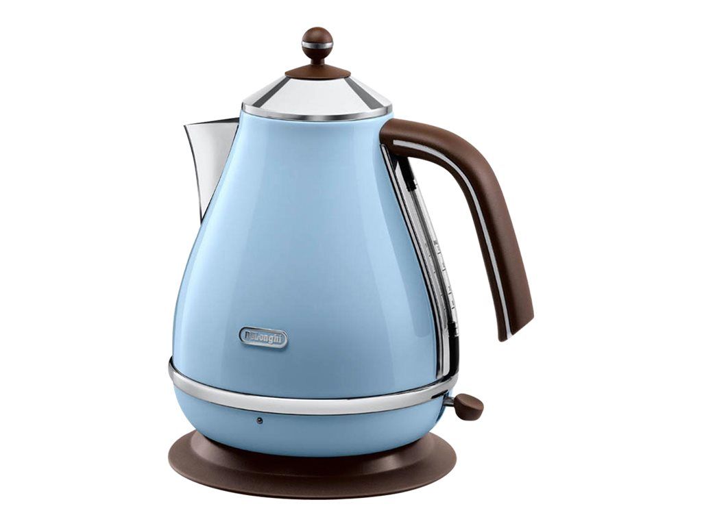 De'Longhi Icona Vintage KBOV 2001.AZ - Bouilloire - 1.7 litres - 2 kWatt - bleu azur De'Longhi Icona Vintage KBOV 2001.AZ - Bouilloire - 1.7 litres - 2 kWatt - bleu azur