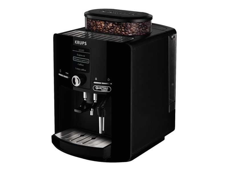 Krups Quattro Force EA82F010 Espresseria Machine à café automatique avec buse vapeur Cappuccino 15 bar