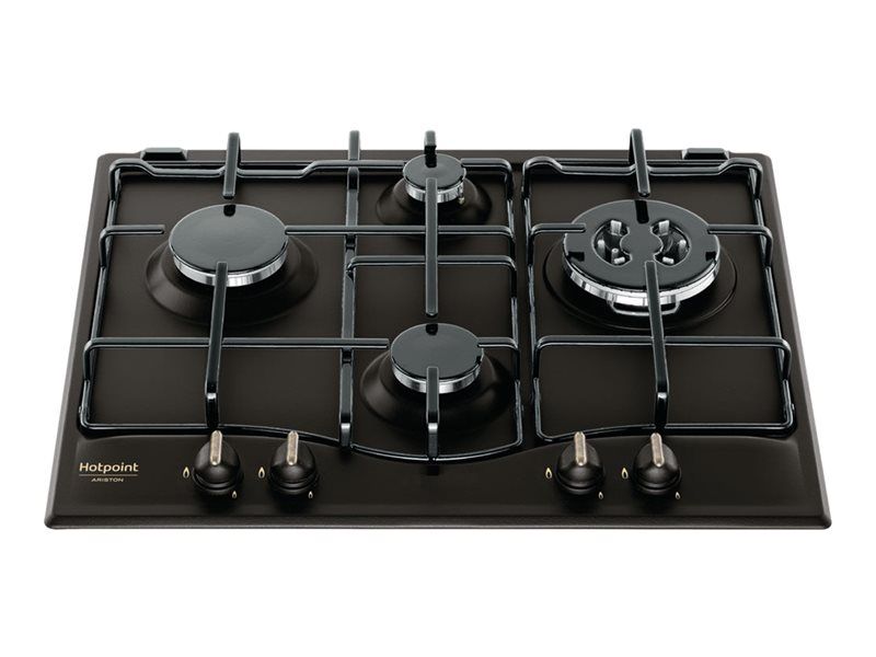 Hotpoint Ariston PCN 640 T AN R / HA Table de cuisson au gaz 4 plaques de cuisson Niche largeur : 55.5 cm profondeur : 47.5 cm
