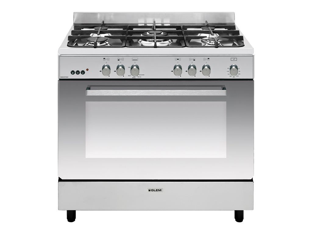 GLEM piano de cuisson gaz 90 cm inox GE960CMIX2 - vue 2