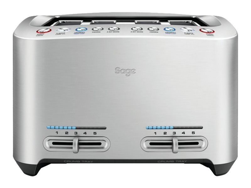 Sage the Smart Toast STA845BAL2EEU1 Grille pain 4 tranche 4 Emplacements