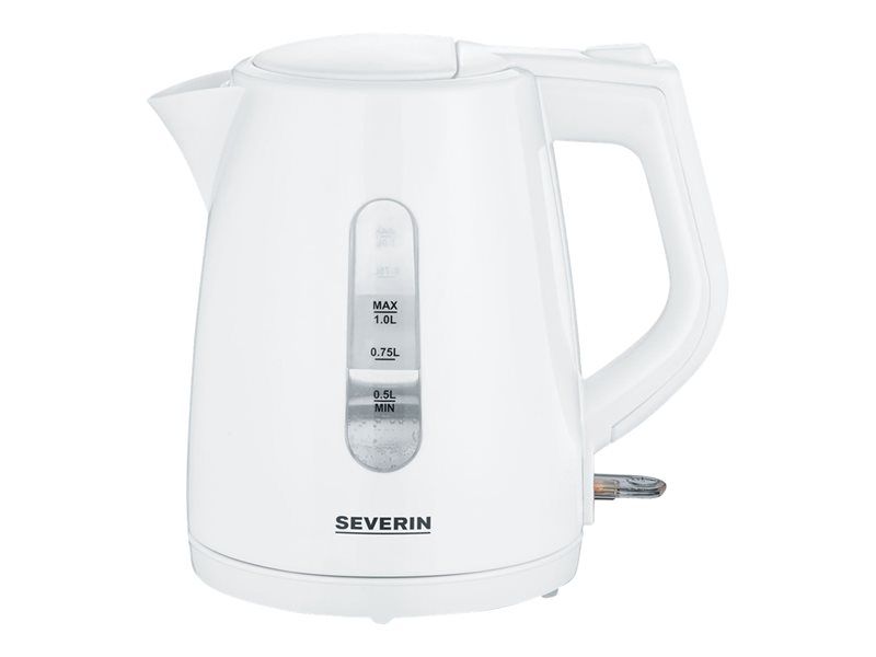 SEVERIN WK 3411 - Bouilloire - 1 litre - 2.2 kWatt - blanc