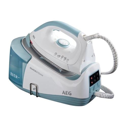 Aeg Dbs 3370 Dbs3370 Centrale Vapeur Variable Avec Débit De Vapeur Jusqu'à 130 G/dégagement De Vapeur, Répartition Homogène De La Vapeur Thermosafe Réserve De Chaleur Résiduelle Bleu/blanc