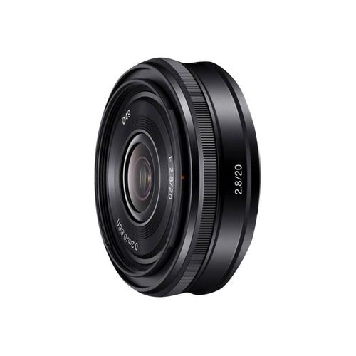 Objectif Sony Sel20F28 - Fonction Grand Angle - 20 Mm - F/2.8 - Sony E-Mount - Pour Handycam Nex-Vg900; A Nex 3Nl, 3Ny, 6, 6L, 6Y, F3D, F3K, F3Y; A1; A3000; A7; A7R; A7R Iv
