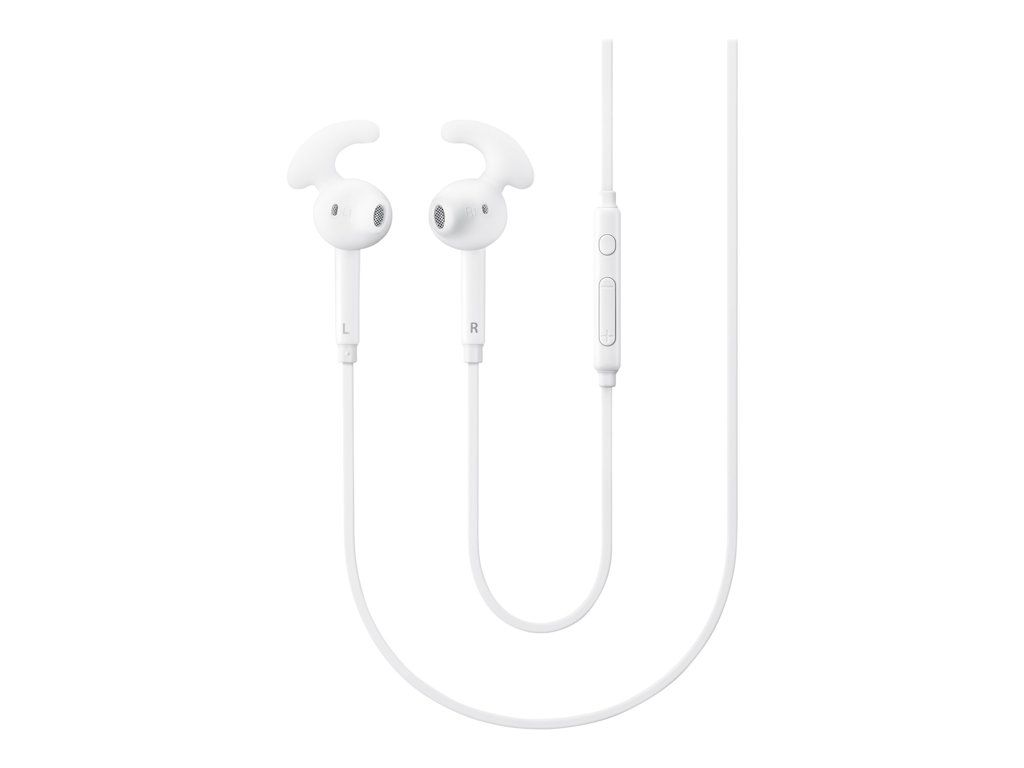 Samsung EO-EG920B - Écouteurs avec micro - intra-auriculaire - filaire - jack 3,5mm - blanc - pour Galaxy Core Prime VE, S6