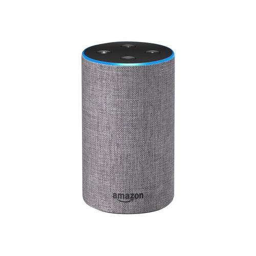 Assistant Vocal Amazon Echo 2 (2ème Génération) Avec Alexa - Tissu Gris Chiné