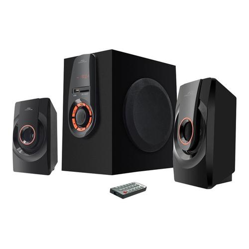 Suza Advance Soundphonic Sp-299 - Système De Haut-Parleur - Pour Pc - Canal 2.1 - 14 Watt (Totale) - Noir/Orange