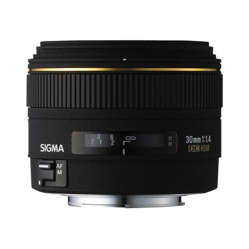 Sigma 30 Mm F1.4 Dc Ex 62 Mm Objectif (Adapté À Nikon F) Noir