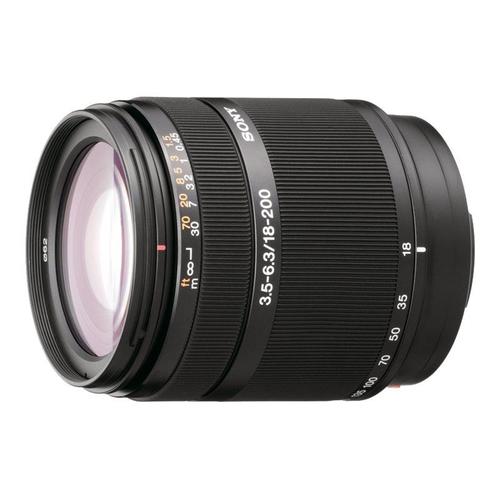 Objectif Sony Sal18200 - Fonction Zoom - 18 Mm - 200 Mm - F/3.5-6.3 Dt - Sony A-Type - Pour Handycam Nex-Vg900; A Dslr-A100, Slt-A55, A57, A58, A65, A77; A Nex F3D, F3K, F3Y; A3000