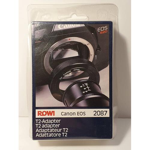 Bague D'Adaptation Rowi Pour Objectif M42 Vers Canon Eos Ef - 2087 Adaptateur T2