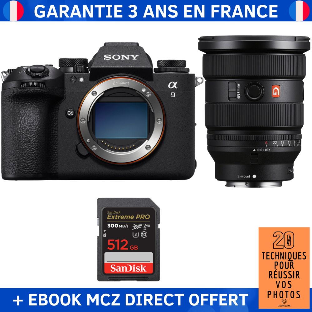 Sony A9 III + FE 16 35mm f2.8 GM II + 1 SanDisk Extreme PRO UHS II SDXC 300 MB/ + Ebook '20 Techniques pour Réussir vos Photos' Appareil Photo Professionnel - vue 4