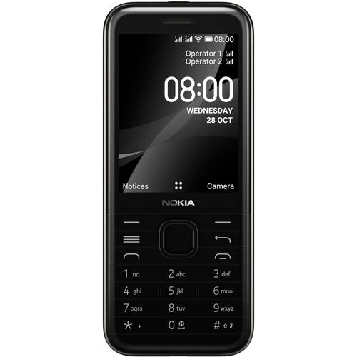 Smartphone Nokia 8000 2,8" Double Sim 4 Go Noir