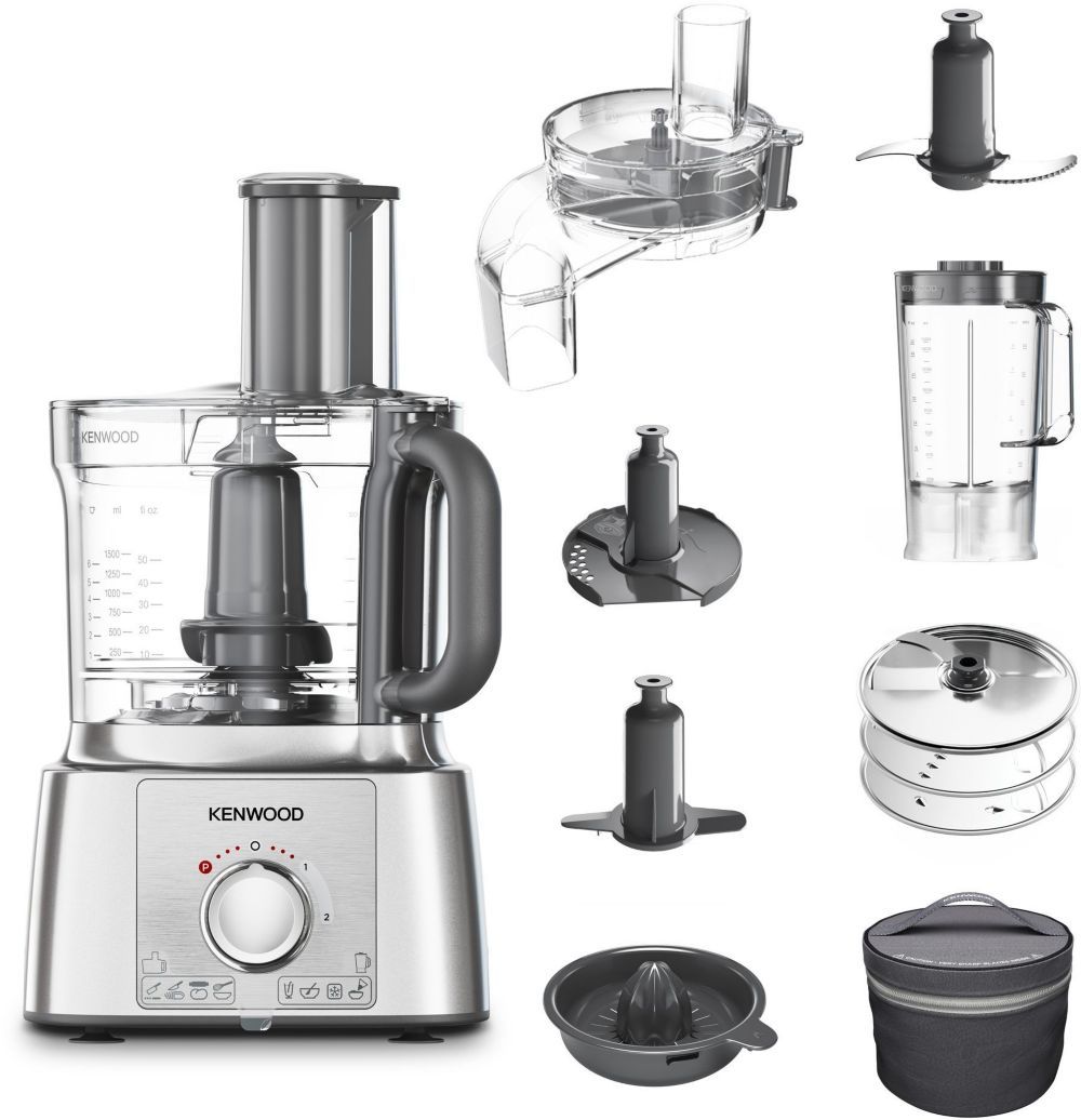 Kenwood Multipro Express FDP65.820SI - Robot multi-fonctions - 1000 Watt - argent
