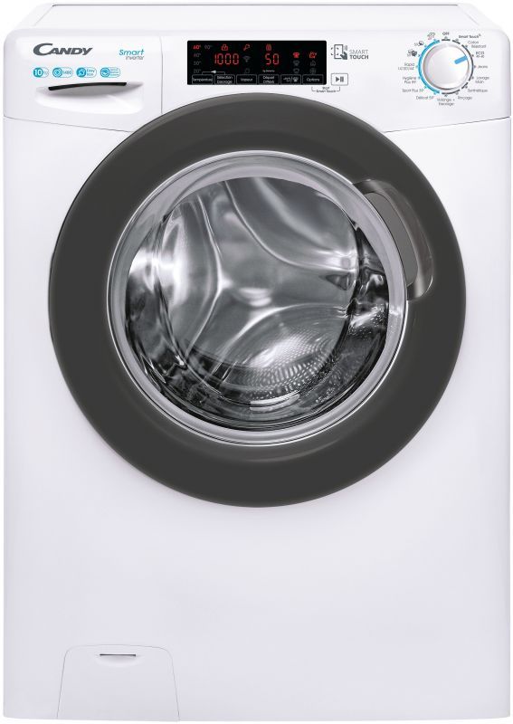 CANDY lave linge frontal 10 kg 1400 trmn CSS1410TWMRE - vue 2