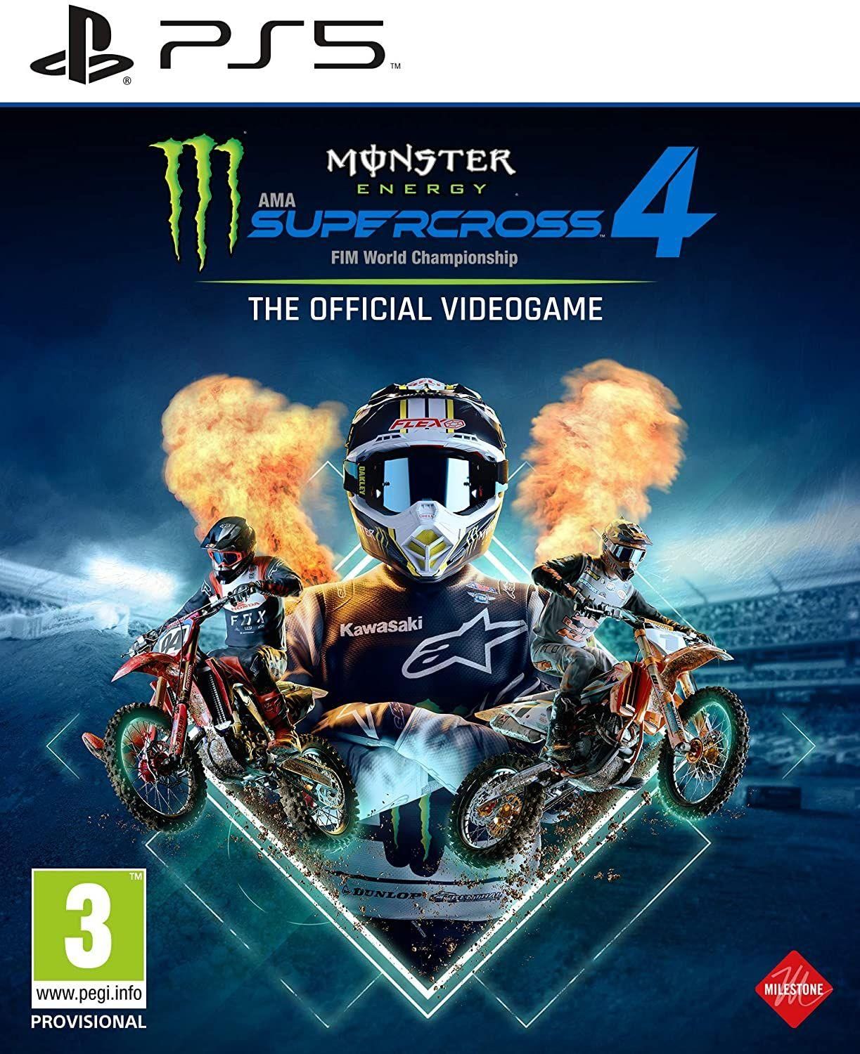 Monster Supercross Energy : The Official Videogame Ps4