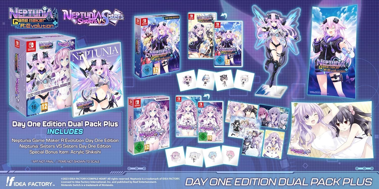 Neptunia Game Maker R:Evolution / Neptunia: Sisters Vs Sisters Day O Switch