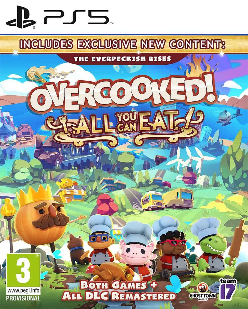 Overcooked : All You Can Eat Includes The Perkish Rises Import U.K. Ps5