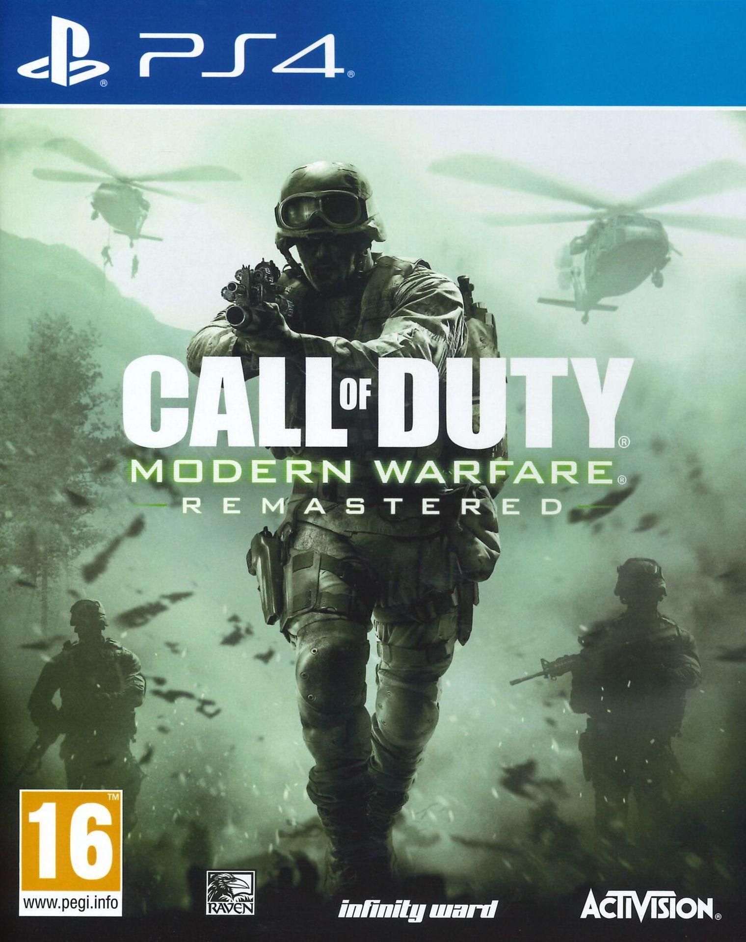 Cal Of Duty Modern Warfare Remastered Ps4