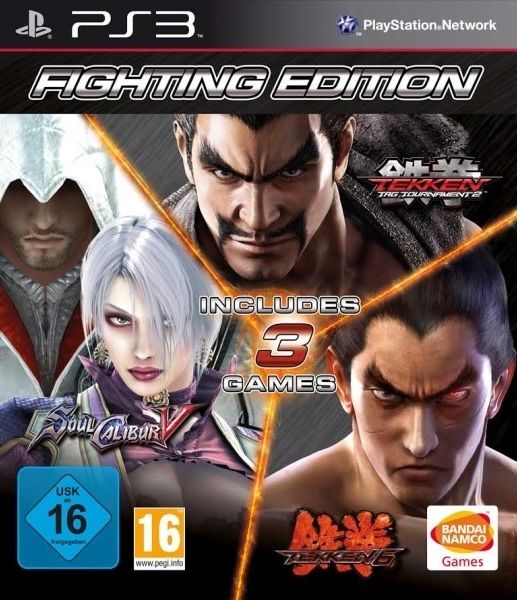 Fighting Edition: Tekken 6 / Tekken Tag Tournament 2 / Soulcalibur V Ps3
