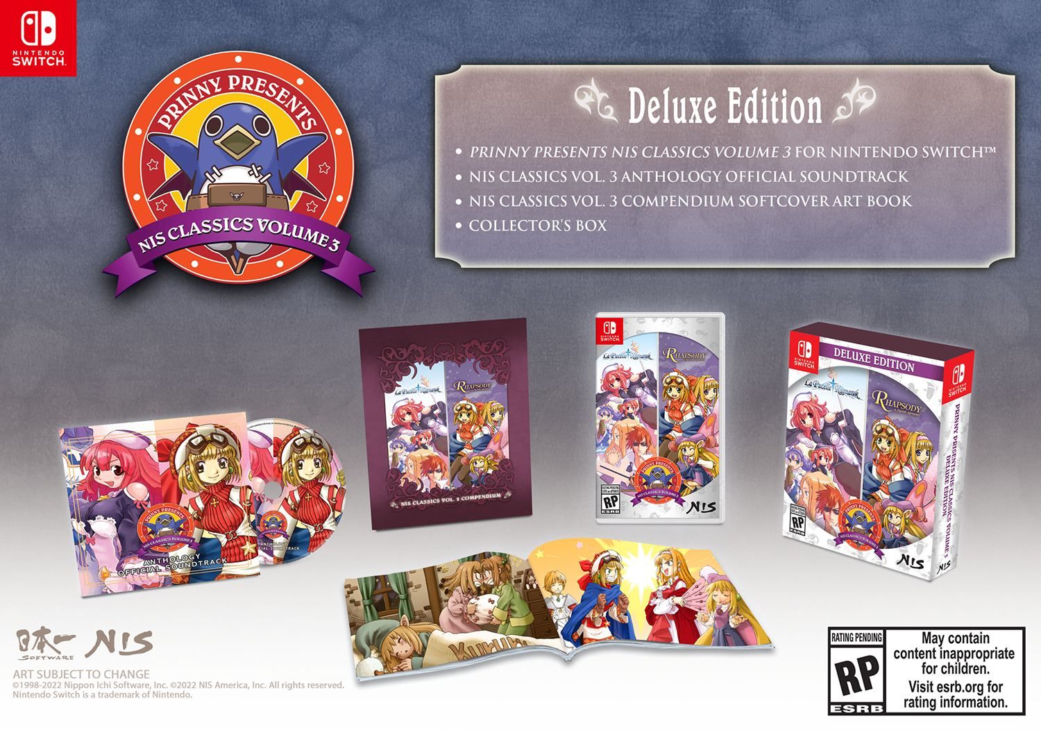 Prinny Presents Nis Classics Volume 3 [Deluxe Edition] Switch Us