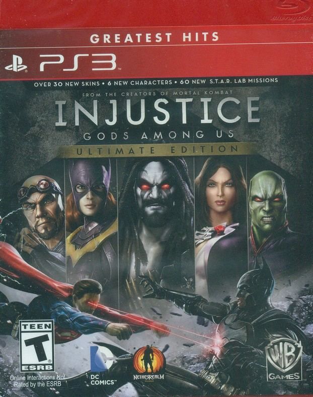 Warner Bros Injustice Gods Among Us Playstation 3 Ps3